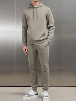 Interlock Jersey Hoodie - Taupe