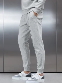 Interlock Jersey Jogger - Marl Grey