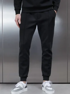 Interlock Jersey Jogger - Black