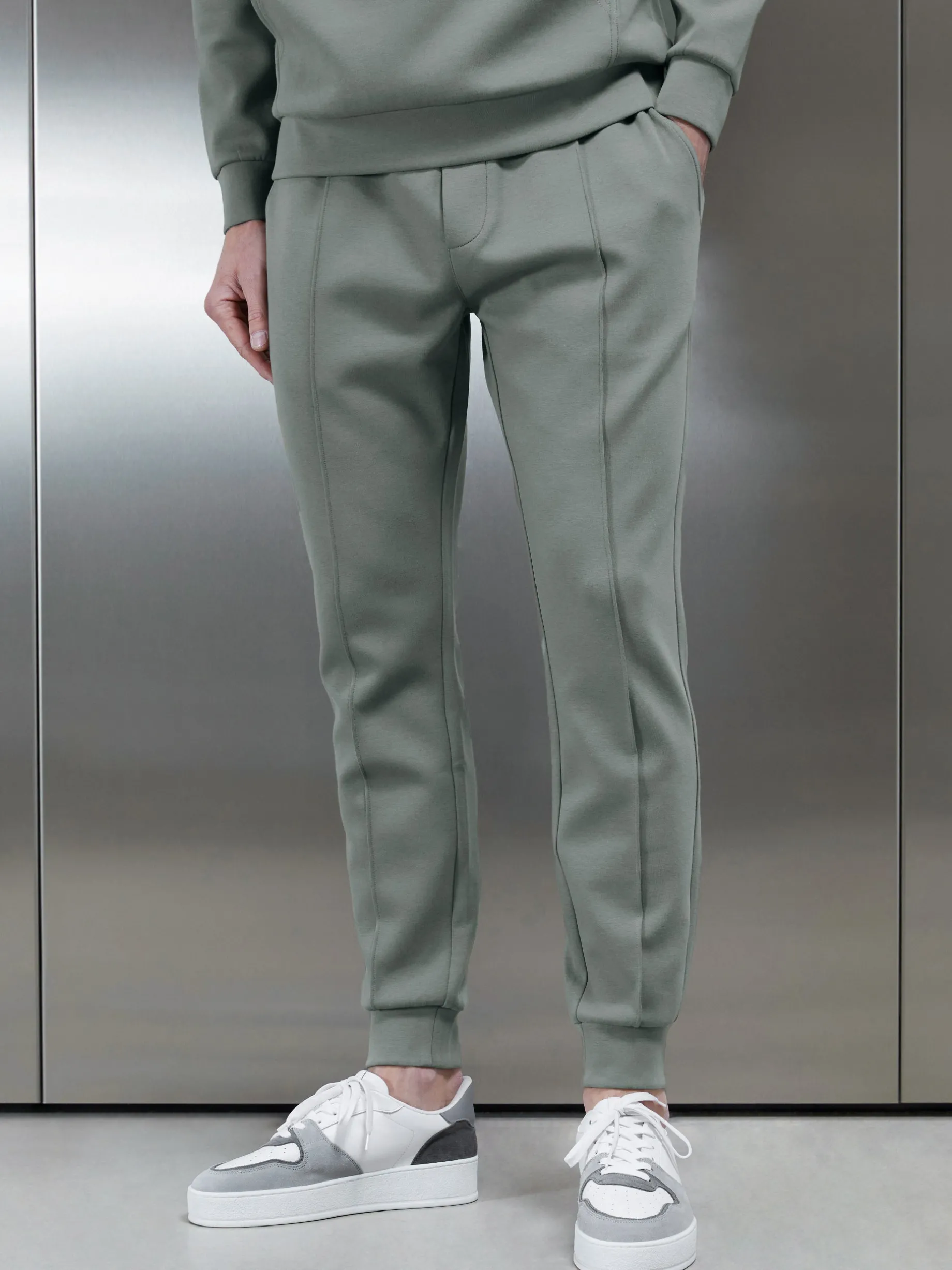 Interlock Jersey Jogger - Sage