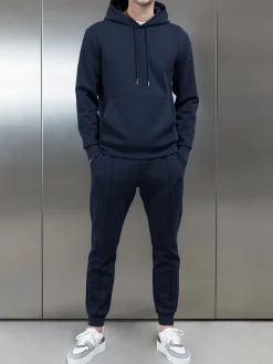 Interlock Jersey Jogger - Navy