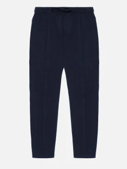 Interlock Jersey Jogger - Navy