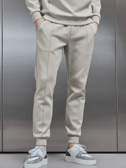 Interlock Jersey Jogger - Stone