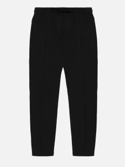 Interlock Jersey Tapered Jogger - Black
