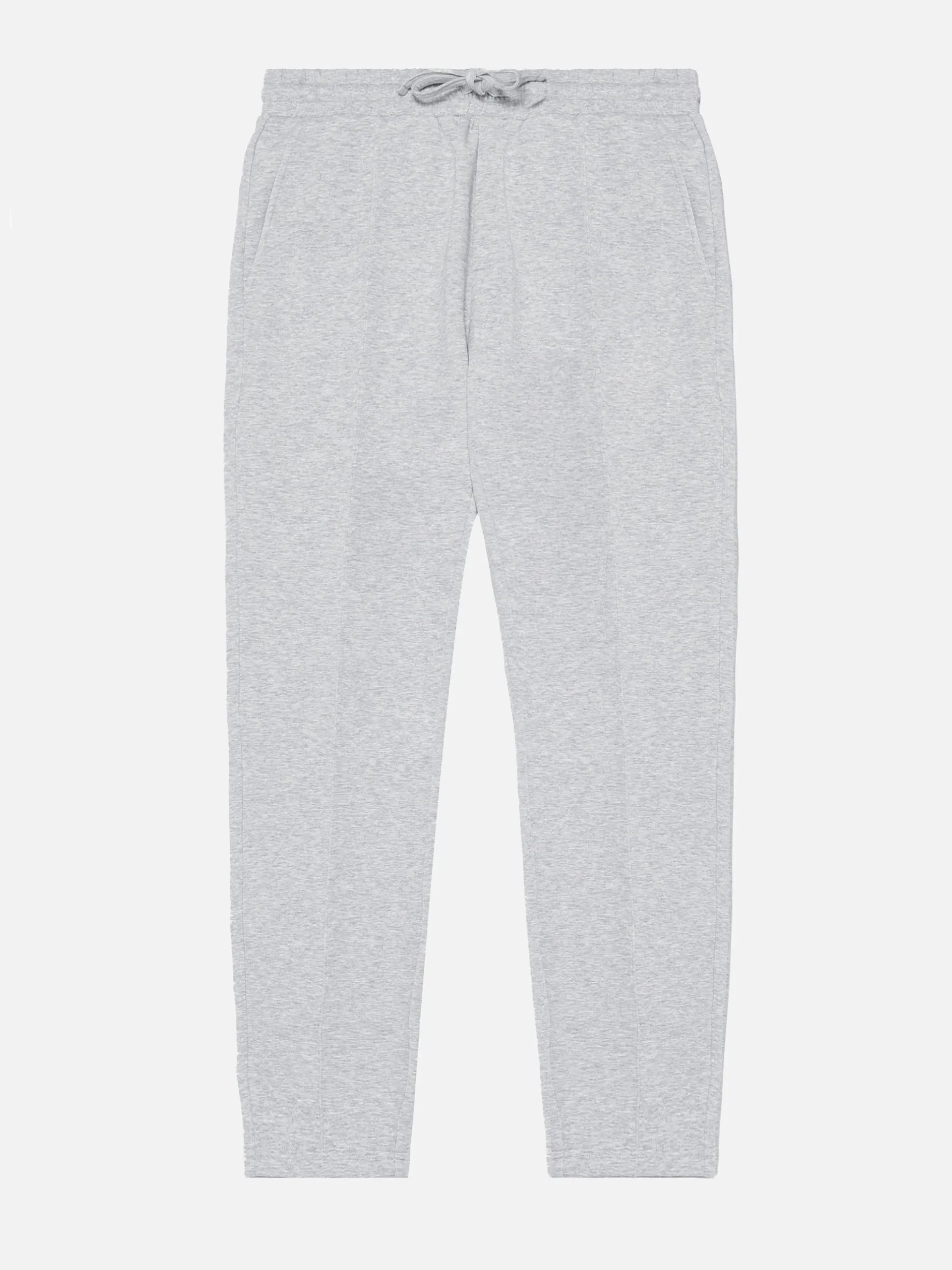 Interlock Jersey Tapered Jogger - Marl Grey