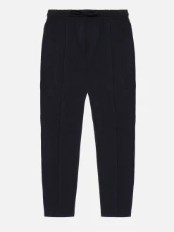 Interlock Jersey Tapered Jogger - Navy