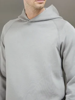 Interlock Neoprene Hoodie - Stone