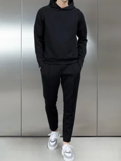 Interlock Neoprene Jogger - Black