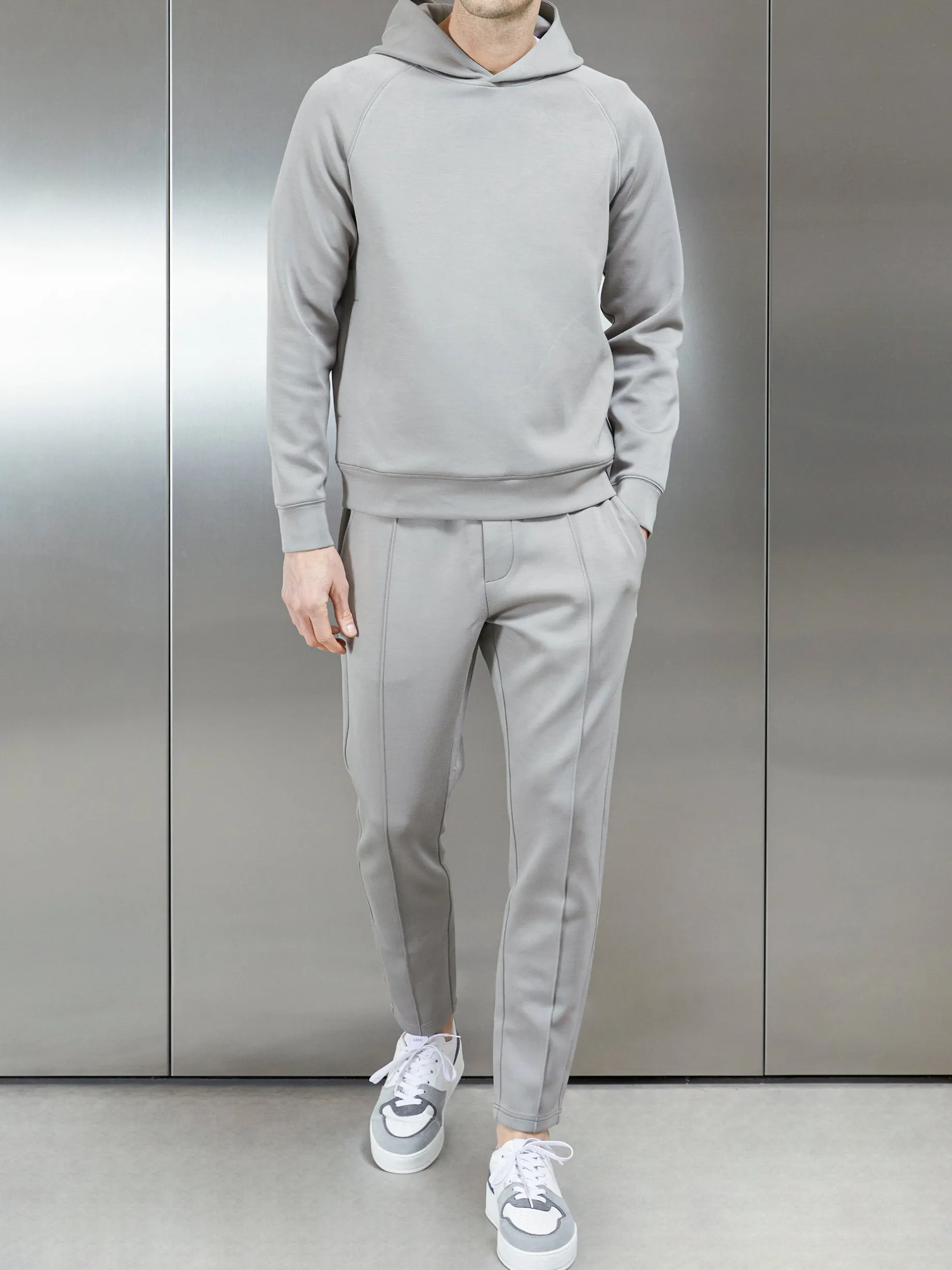 Interlock Neoprene Jogger - Stone
