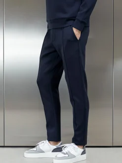 Interlock Neoprene Jogger - Navy