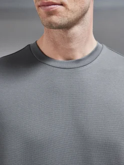 Interlock Relaxed Fit T-Shirt - Grey