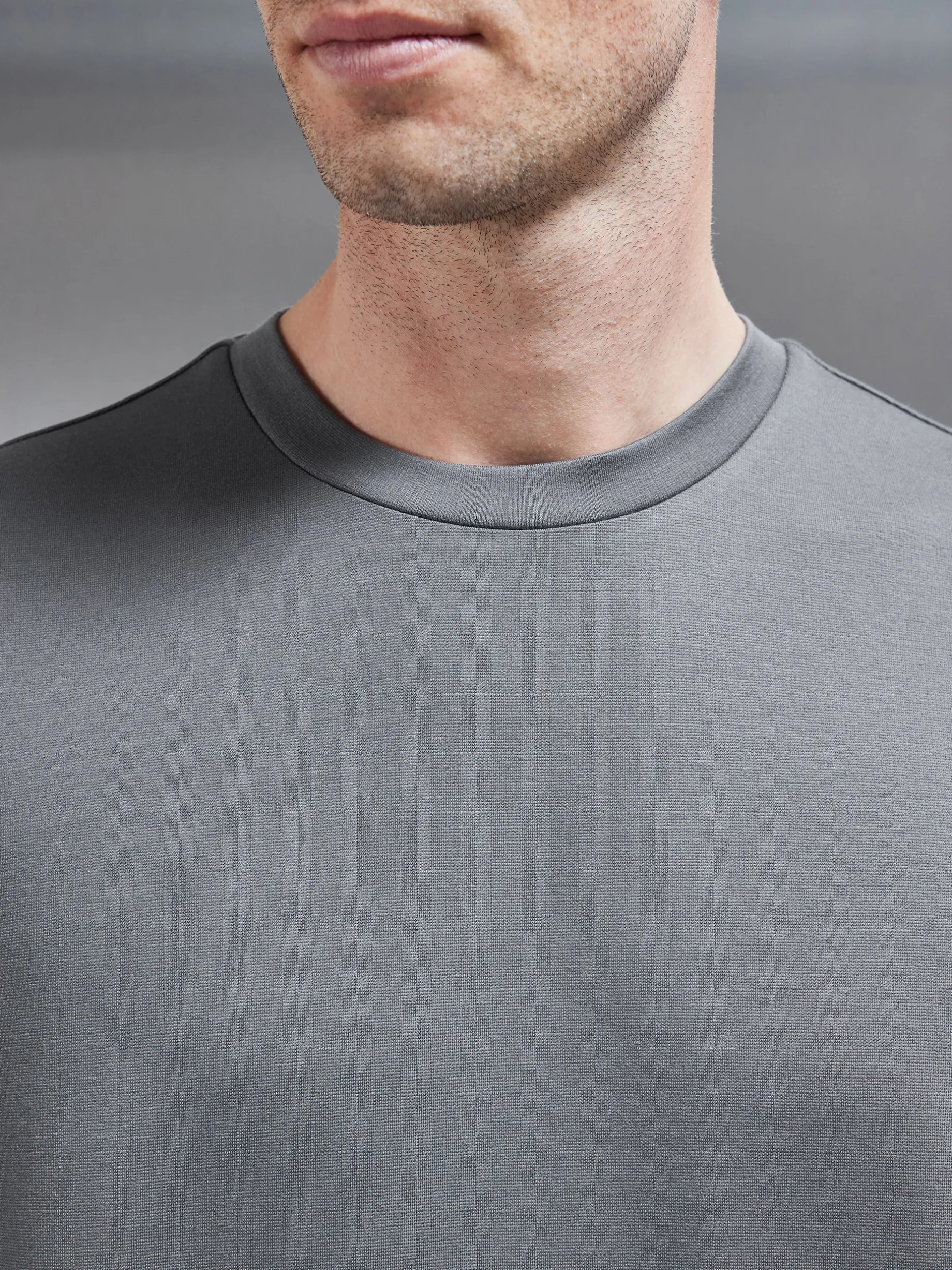Interlock Relaxed Fit T-Shirt - Grey