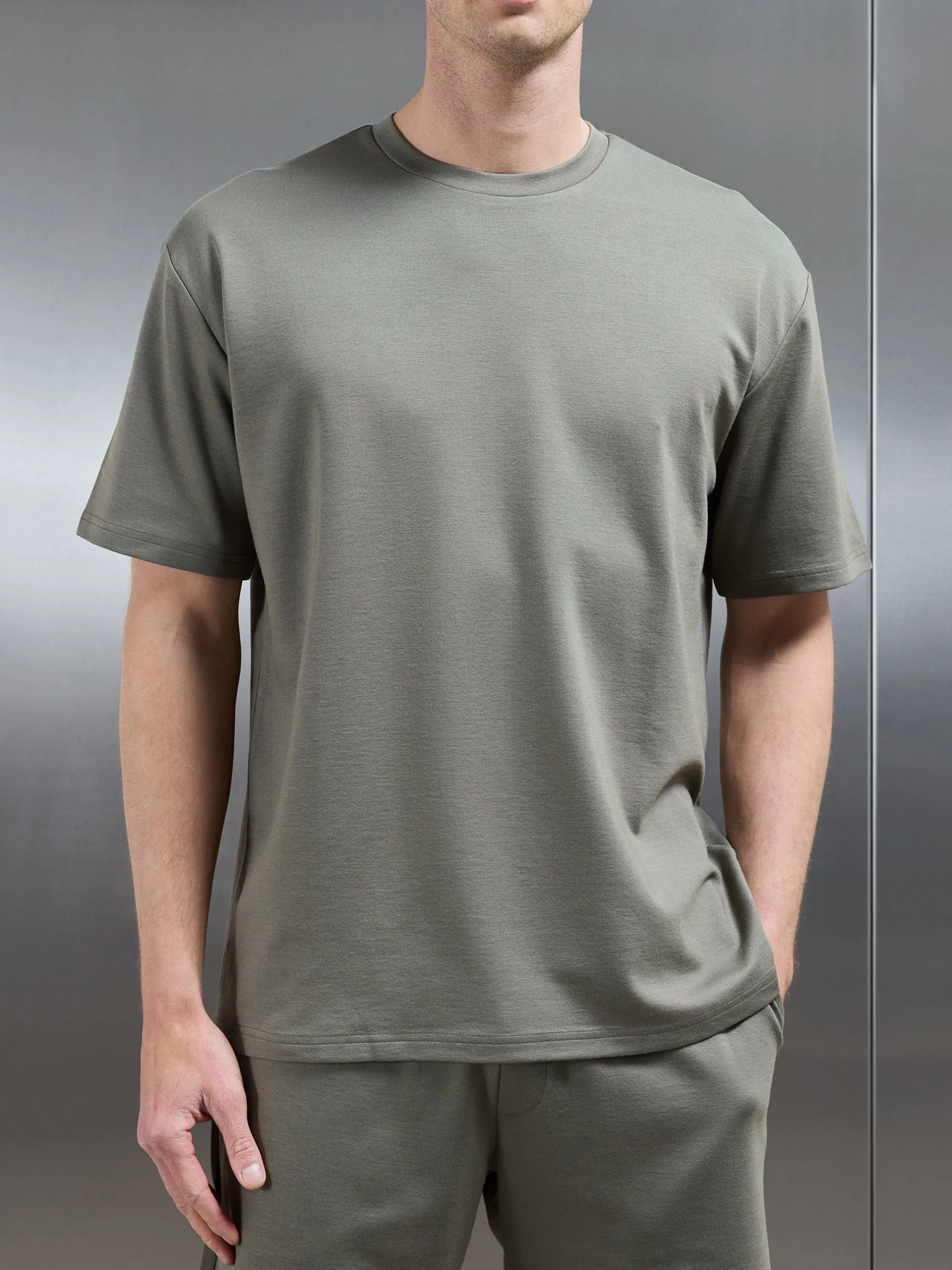 Interlock Relaxed Fit T-Shirt - Sage