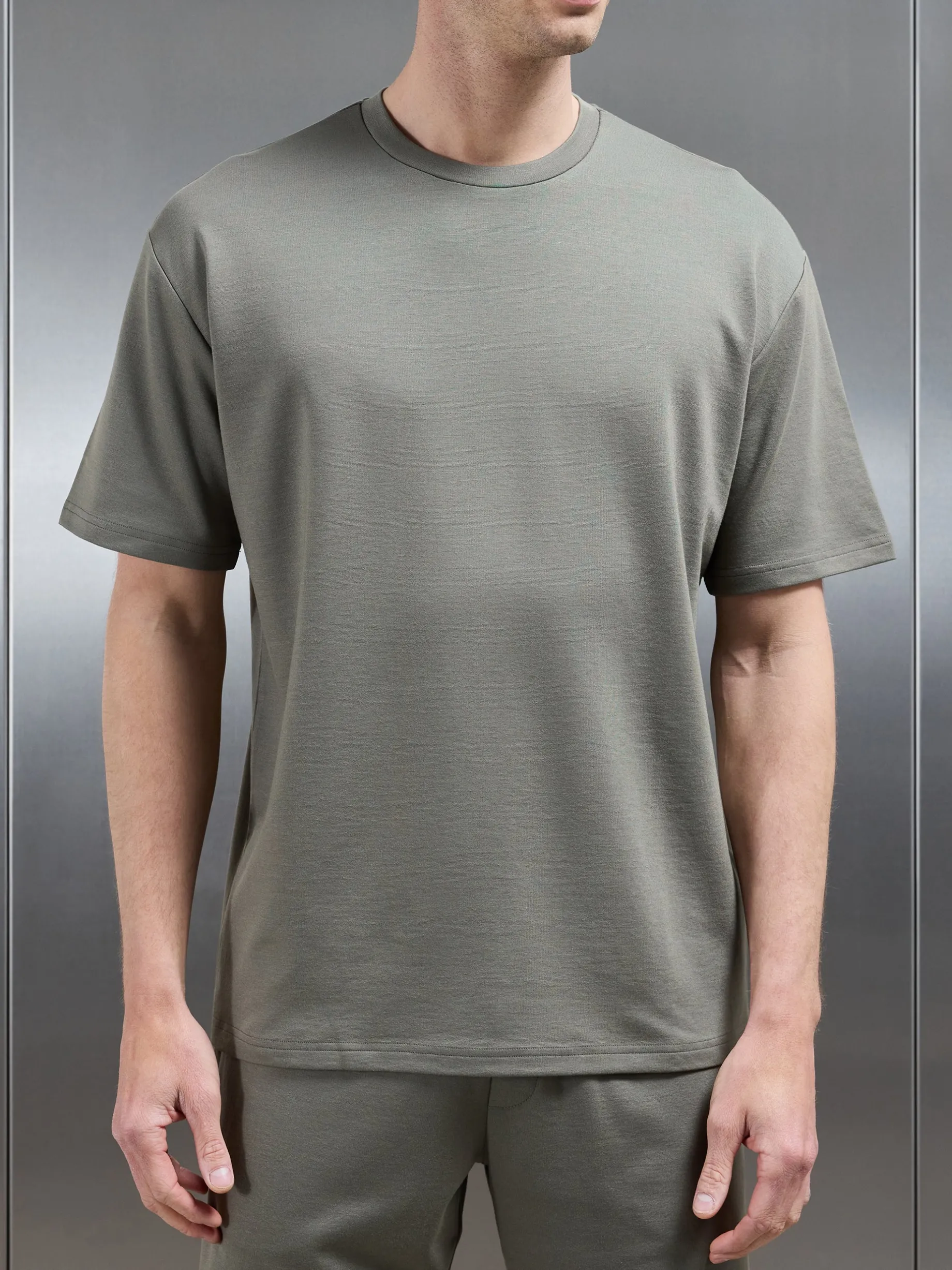 Interlock Relaxed Fit T-Shirt - Sage