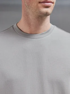 Interlock Relaxed Fit T-Shirt - Stone