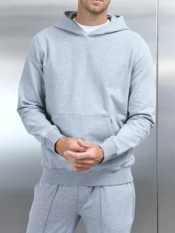Jersey Hoodie - Marl Grey