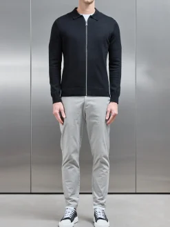 Knitted Overshirt - Black