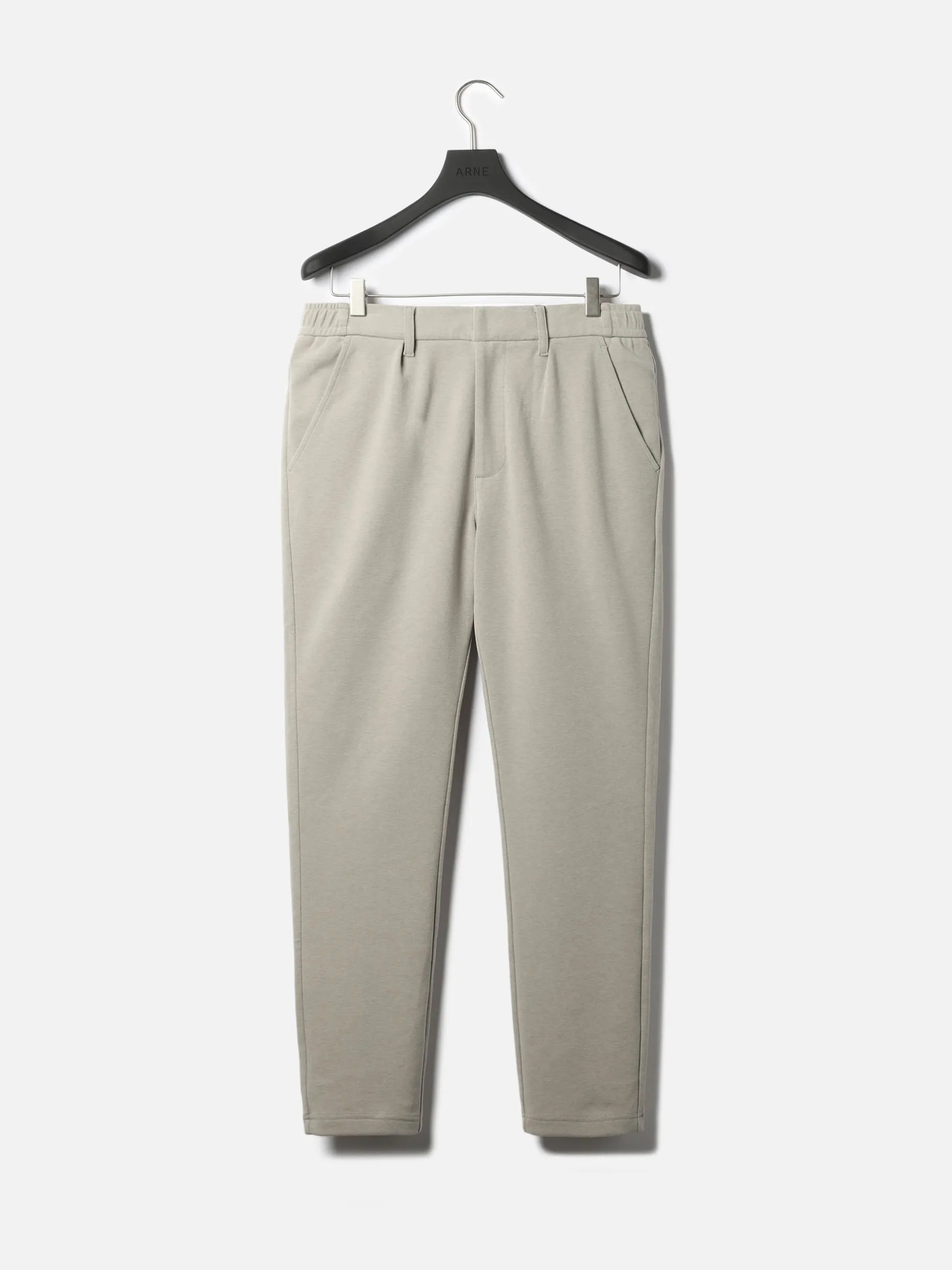 Knitted Tailored Chino Trouser - Stone