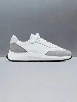 Low Runner - White Slate Grey