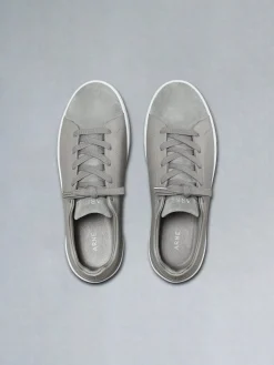 Low Trainer Tumbled Leather - Stone