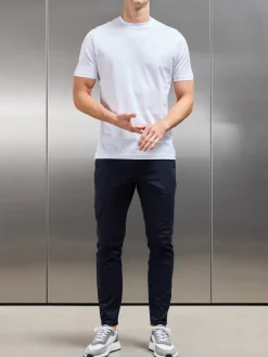 Mercerised Cotton T-shirt - White