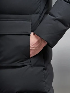 Mid Length Parka - Black