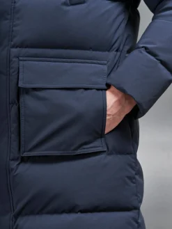 Mid Length Parka - Navy
