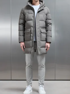 Mid Length Parka - Olive