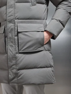 Mid Length Parka - Olive