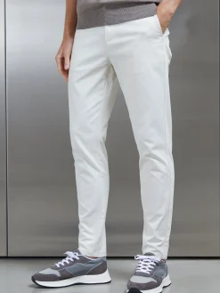 Mid Weight Tailored Chino Trouser - Off White