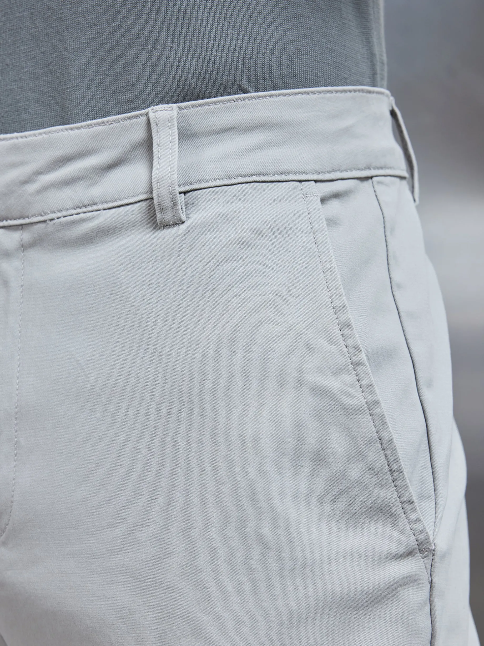 Mid Weight Tailored Chino Trouser - Stone
