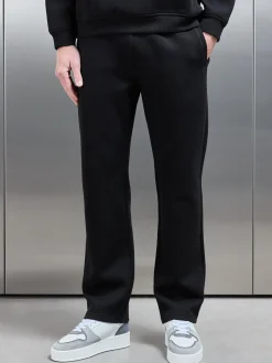 Neoprene Straight Leg Jogger - Black