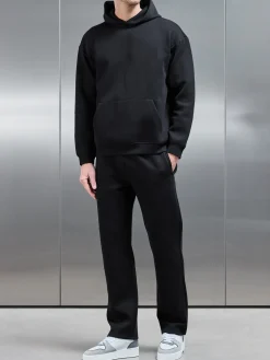 Neoprene Straight Leg Jogger - Black