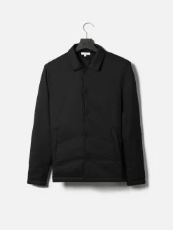 Padded Coach Jacket - Black