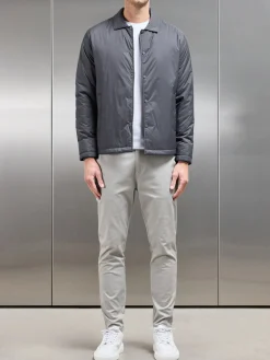 Padded Coach Jacket - Grey
