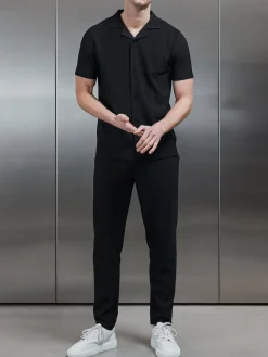 Pleated Trouser - Black