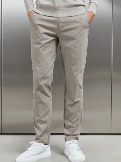 Relaxed Fit Chino Trouser - Taupe