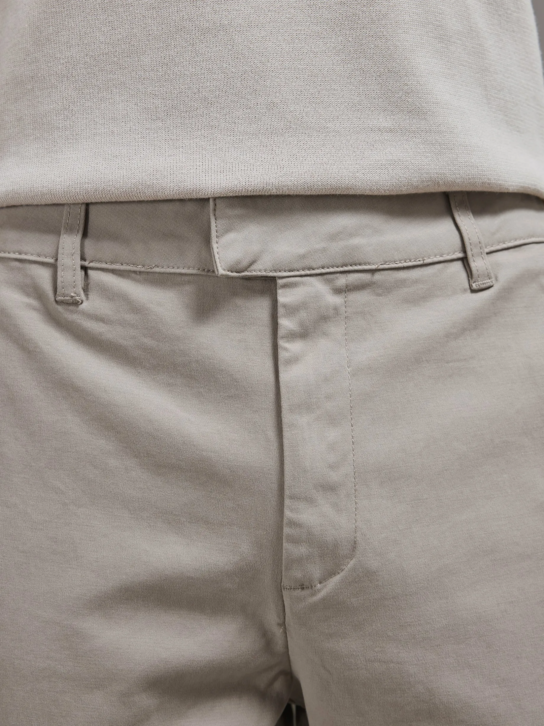 Relaxed Fit Chino Trouser - Taupe