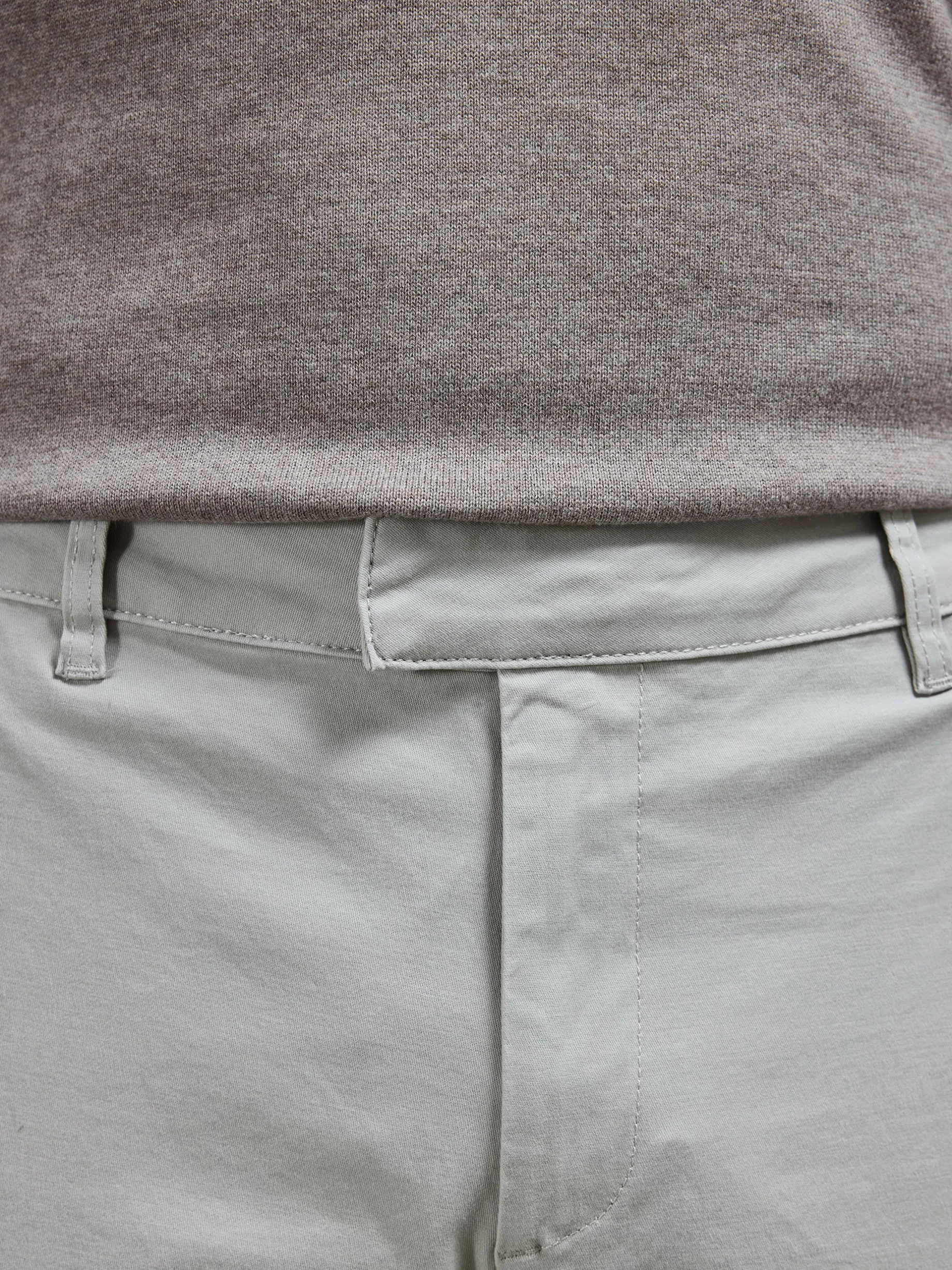 Relaxed Fit Chino Trouser - Stone