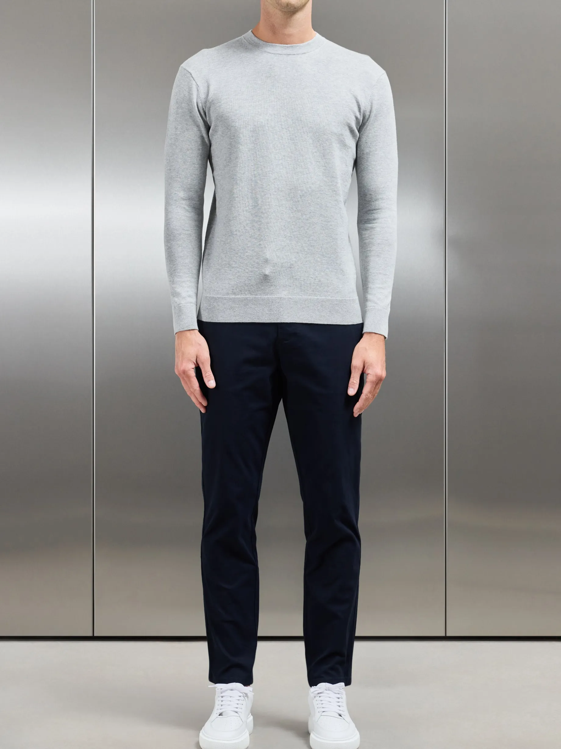 Relaxed Fit Chino Trouser - Navy