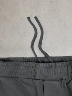 Relaxed Fit Cotton Cargo Pant - Grey