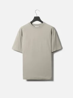 Relaxed Fit Cotton T-Shirt - Stone