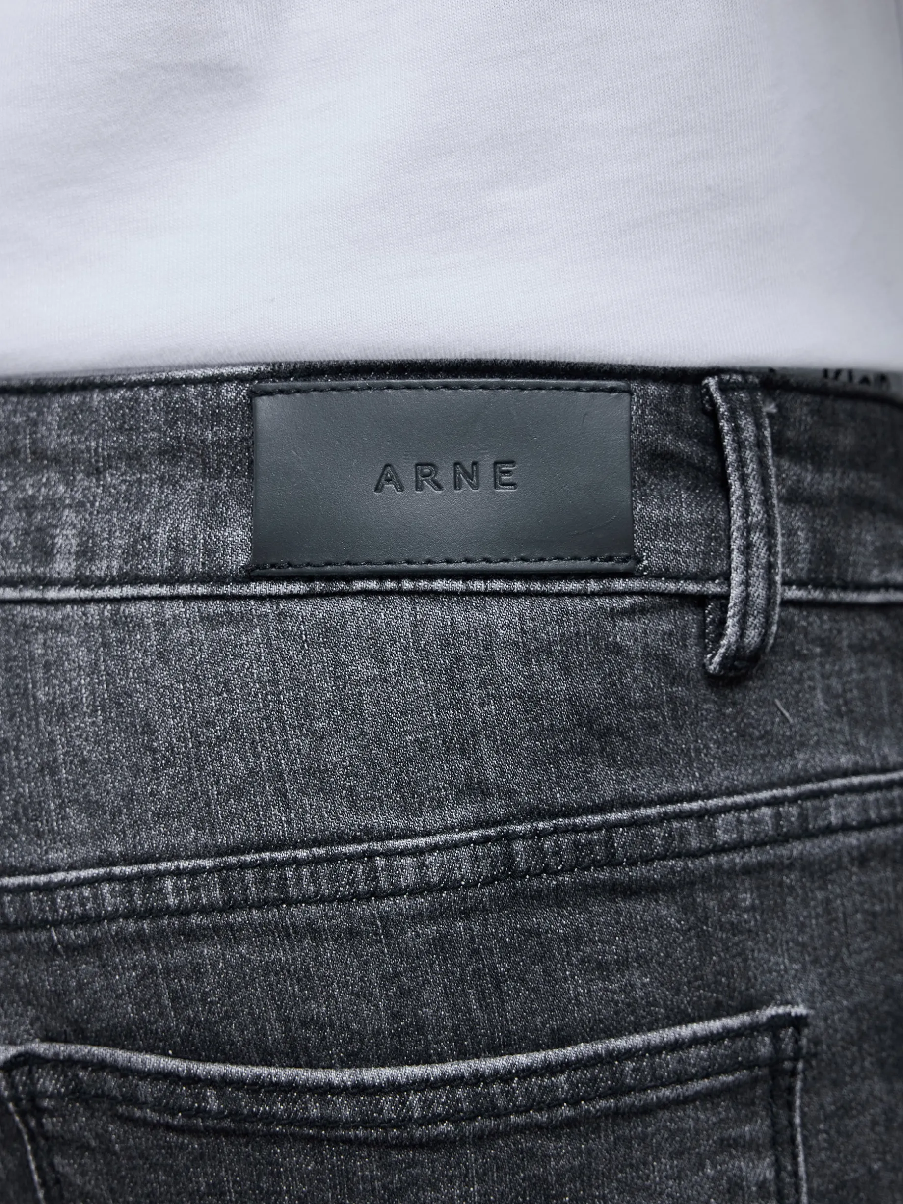 Relaxed Fit Denim Jeans - Grey Wash