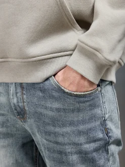 Relaxed Fit Denim Jeans - Sand Wash
