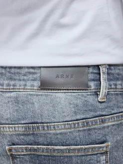 Relaxed Fit Denim Jeans - Sand Wash