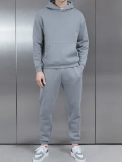 Relaxed Fit Hoodie - Coast Blue