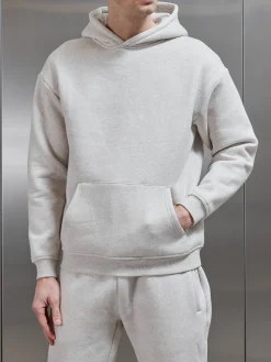 Relaxed Fit Hoodie - Oatmeal