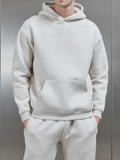 Relaxed Fit Hoodie - Oatmeal