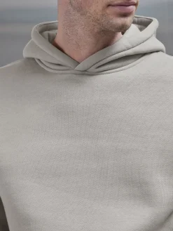 Relaxed Fit Hoodie - Stone