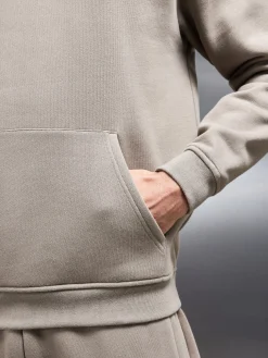 Relaxed Fit Hoodie - Taupe